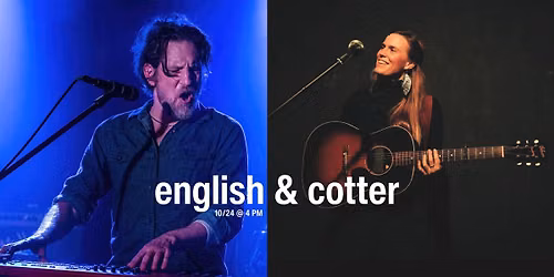 SANCTUARY SESSIONS presents Aaron English & Caroline Cotter 10\/24 @ 4 pm
