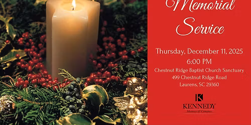2025 Christmas Memorial Service