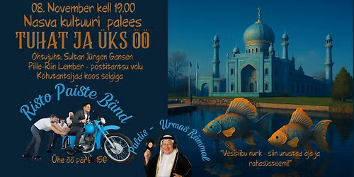 TUHAT JA \u00dcKS \u00d6\u00d6 - PIDU MEESTELE