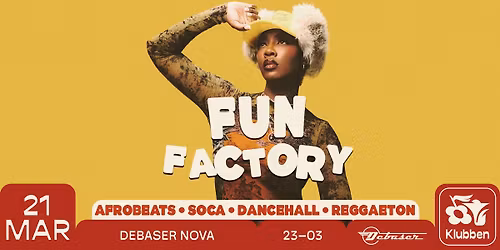 Fun Factory Afrobeats Party - Debaser Klubben