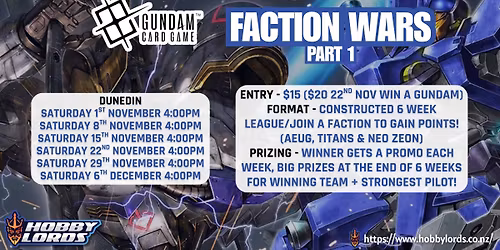 Gundam Card Game - Faction Wars Part 1!