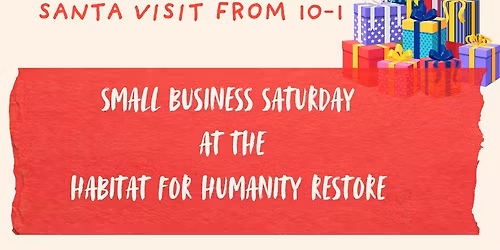 Small Business Saturday At the Restore!