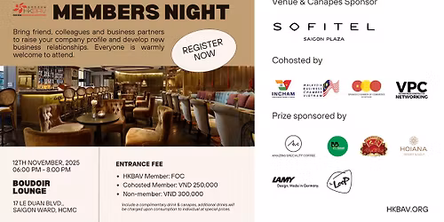 HKBAV MONTHLY MEMBERS NIGHT