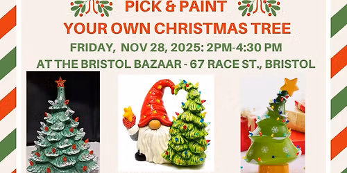 Pick & Paint Your Own Christmas Tree Ceramic Workshop