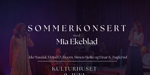 Sommerkonsert med Mia Ekeblad