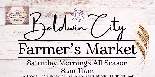 Saturday Morning Farmer's Market