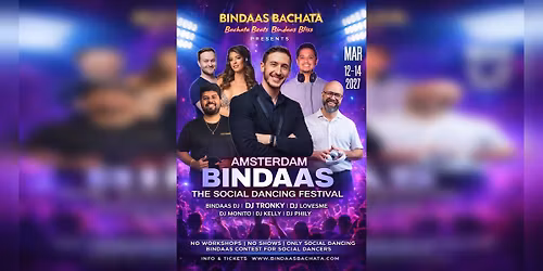 BINDAAS Bachata - THE Social Dancing Festival in Amsterdam 2027