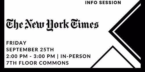 New York Times Info Session