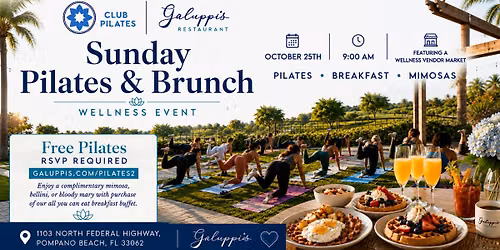 Sunday Pilates & Brunch Wellness Event