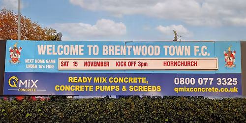 Brentwood Town FC v Hornchurch FC