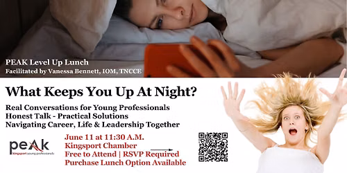 PEAK Level Up Lunch | What Keeps You Up at Night?