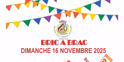 bric \u00e0 brac le dimanche 16 novembre 2025