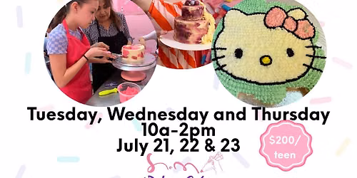 Teens 3 Day Fun Cake Camp