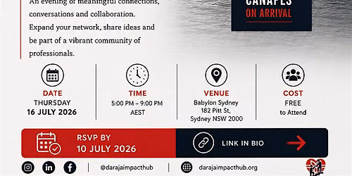 Daraja Impact Hub Professional Networking Evening - Sydney
