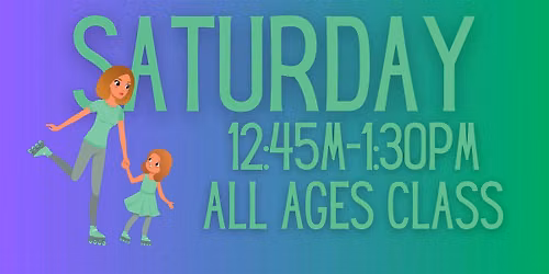 All Ages Learn to Skate Class (ages 3+) Admission only skate rental extra