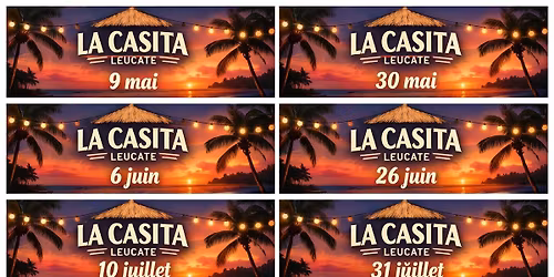 Dates Casita Port Leucate. 9 mai, 30 mai, 6 juin, 26 juin, 10 juillet, 31 juillet, 8 ao\u00fbt et 29 ao\u00fbt