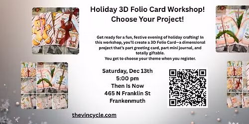 Holiday 3-D Folio Card Workshop