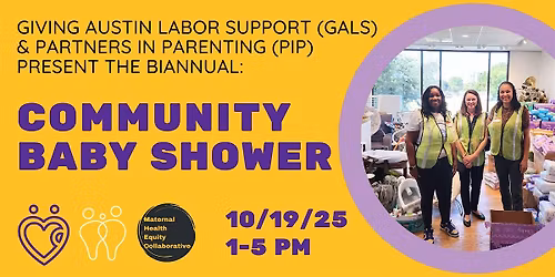 GALS & PIP Present: Free Community Baby Shower (Spring \u201826)