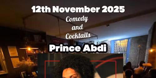 Comedy and Cocktails: 12th November