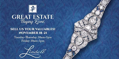 Great Estate Buying Event - Lindell Jewelers