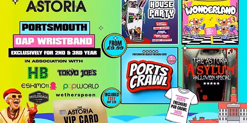 PORTSMOUTH OAP WELCOME WEEK 2025 \ud83c\udf93\u26a1 4 EVENTS Save \u00a3\u00a3\u00a3 - Portsmouth Biggest Returners Events!\ud83d\udc96