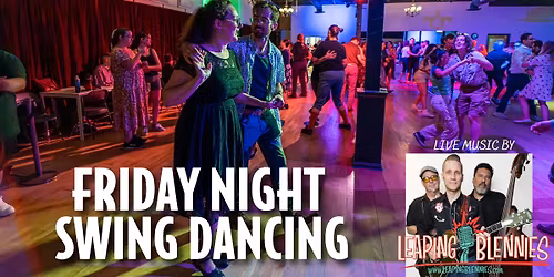 Swing Dancing to Live Music w\/The Leaping Blennies