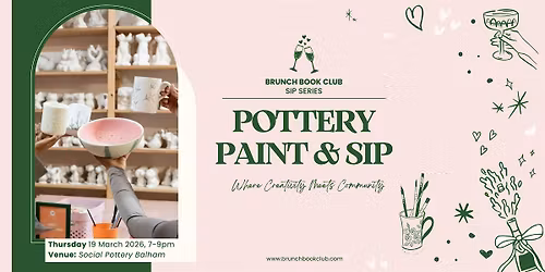 Brunch Book Club Sip and Paint