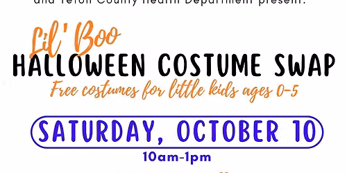 Lil' BOO Halloween Costume Swap for Littles, ages 0-5