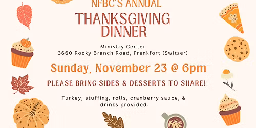 NFBC Thanksgiving Dinner