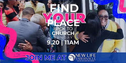 Back to Church Sunday: There's a Place for You!