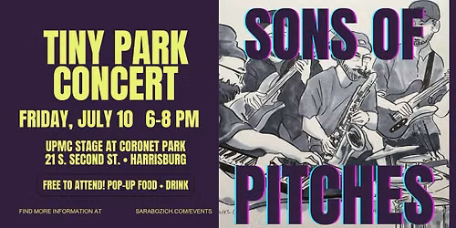 Tiny Park Concert: Sons of Pitches in Coronet Park