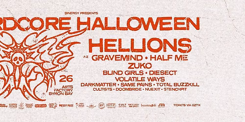 HARDCORE HALLOWEEN 2026 - BYRON BAY