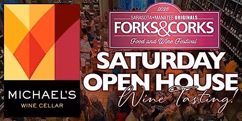 Forks & Corks Saturday Open House Wine Tasting