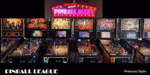 Wednesday Night Pinball League at Vertigo