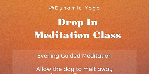 Drop-In Meditation Class
