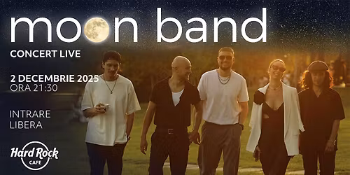 Concert MOON BAND pe 2 decembrie I Intrare liber\u0103