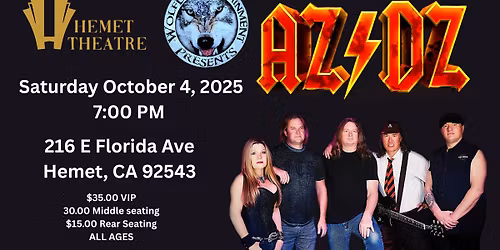 AZ\u26a1\ufe0fDZ Live at the Historic Hemet Theatre