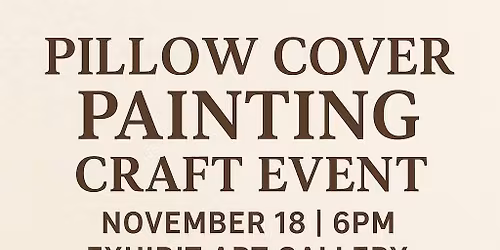 Pillow Cover Painting Event