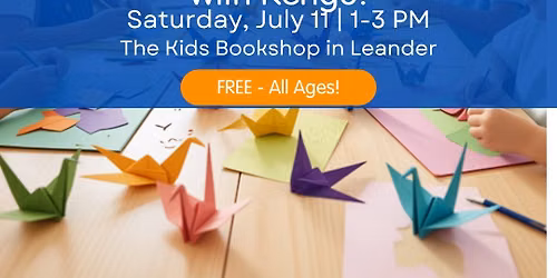 Origami for Kids at The Kids Bookshop