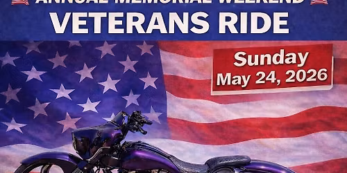 Annual Memorial Weekend Veterans Ride