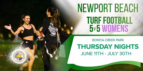 Thursday Night Women\u2019s Flag Football in Newport Beach \ud83c\udfc8\ud83c\udf19