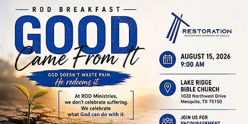 ROD Breakfast | GOOD Came From It