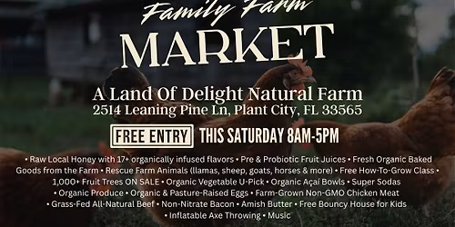 Central Florida\u2019s Ultimate Family Farm Saturday Market \u2013 Fresh, Local & Packed With Fun!