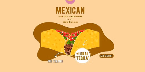 Fiesta del Allmenningenbybad - Margarita, Taco, Salsa, Elote, Pinata 