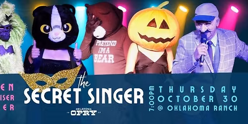 The Secret Singer: Halloween Concert & Fundraiser