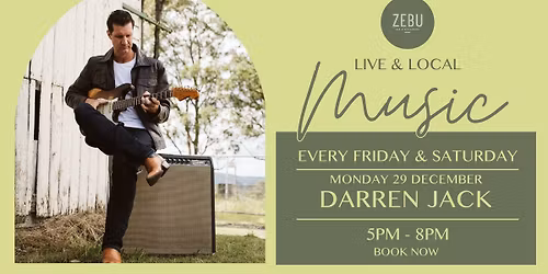 Live Music \/\/ Darren Jack 