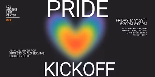 LGBTQ+ Youth Professional's Pride Kick-Off Mixer!