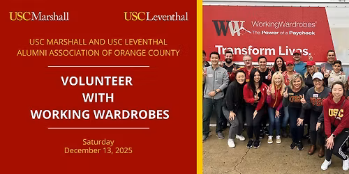 USC MLAA OC: Volunteer with Working Wardrobes - 12\/13 in Irvine