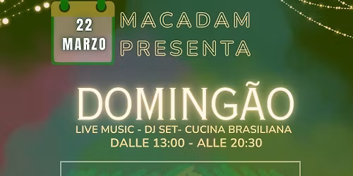 Janela do Samba - Domingão al Macadam