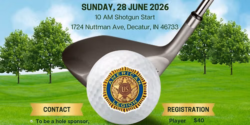 Post 43 Golf Outing - SIGN UP AT THE POST